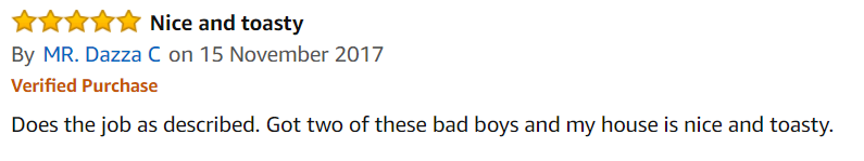 Vonhaus 2500W Amazon Review